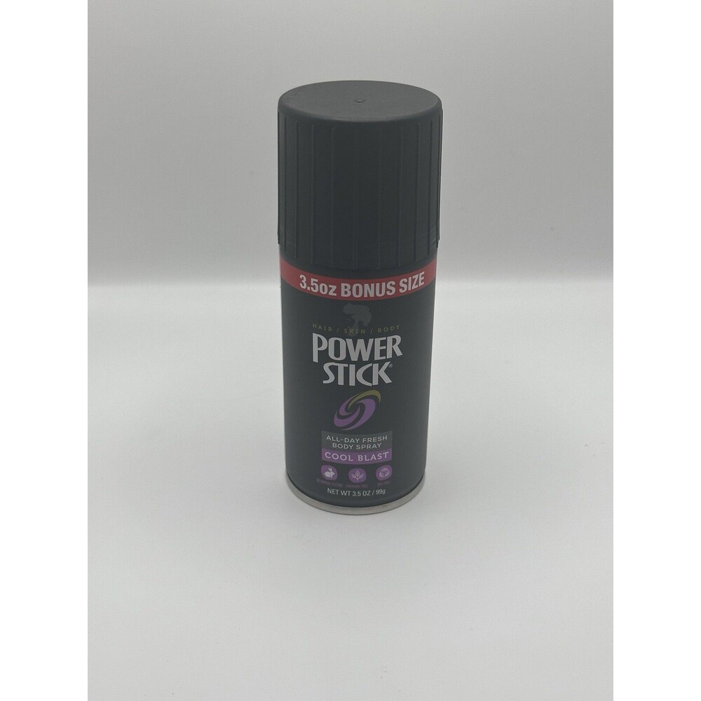 Power Stick Hair,skin,body All Day Fresh Body Spray Cool Blast Net Wt 3.5oz/99g